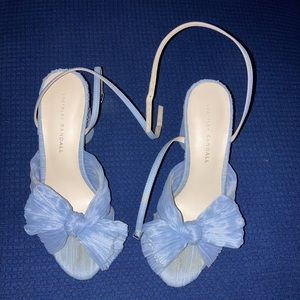 Loeffler Randall Camilla blue heels, size 7.5